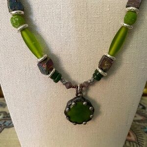 Handmade beaded necklace